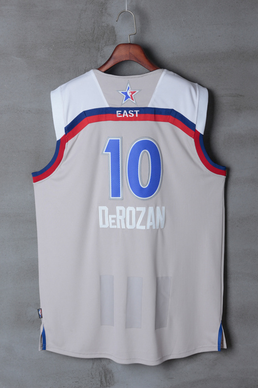 Men Toronto Raptors #10 Derozan grey 2017 NBA All Star jerseys->more jerseys->NBA Jersey